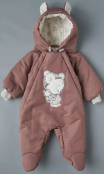 Фотография товара Комбез демисезон "Мишка Малыш" Little Star, капучино, р.68