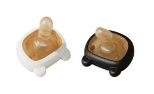 Фотография товара Пустышка день/ночь белый/черный HEORSHE