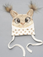 Фотография товара Шапочка котелок "Рысенок" Little Star, р.36 см