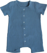 Фотография товара Песочник муслиновый, синий, размер 56, М-014