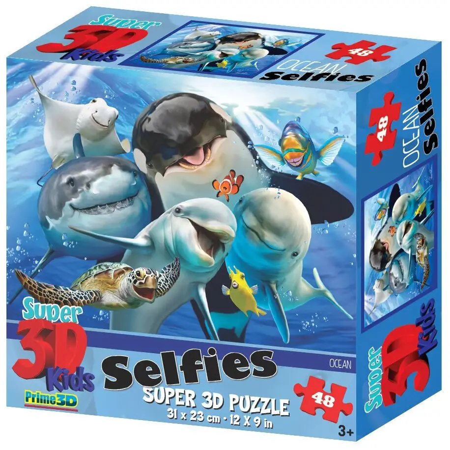Стерео пазл Prime 3D 13541 Океанское селфи 48 деталей
