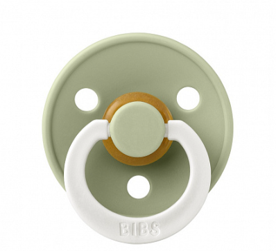 Фотография товара Пустышка латексная ночная BIBS Colour Glow - Sage, 18+ мес.