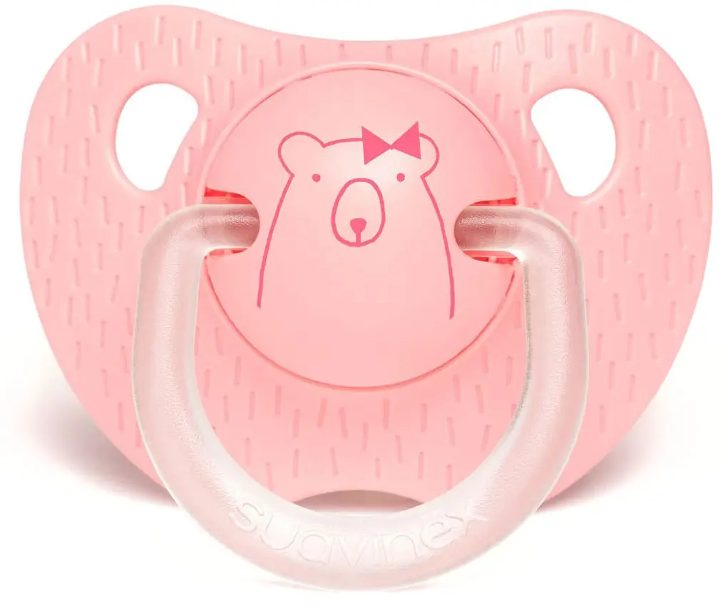 Пустышка силиконовая анатомическая Suavinex Meaningful Life Child (0-6 мес) розовый мишка