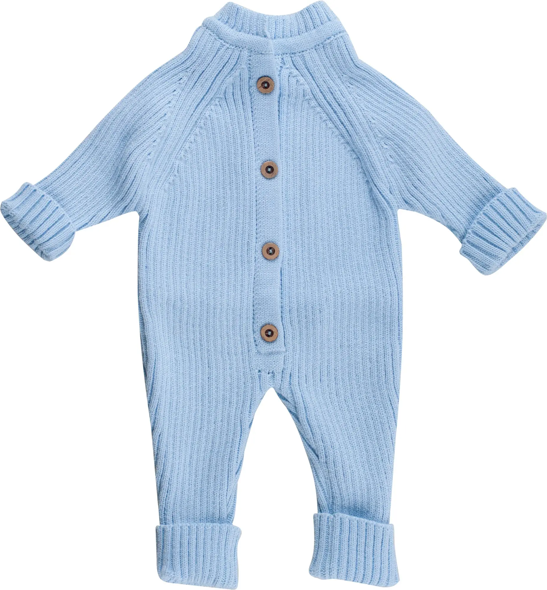 Комплект теплый на выписку лапша Luxury Baby, р. 56-68, голубой