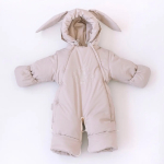 Фотография товара Комбинезон-трансформер KiDi Зайкин-2, с отворотами, 3 сезона, капучино 22-24, 68-80 см