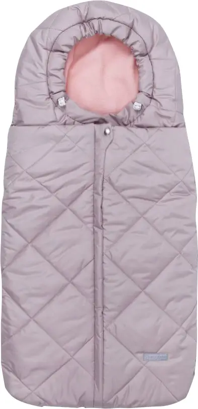 Конверт стеганый детский зимний Amarobaby HEAT, пудровый, р.85