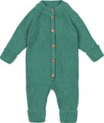 Фотография товара Комбинезон вязаный детский Amarobaby Pure Love Tot, размер 68, демисезонный, зеленый