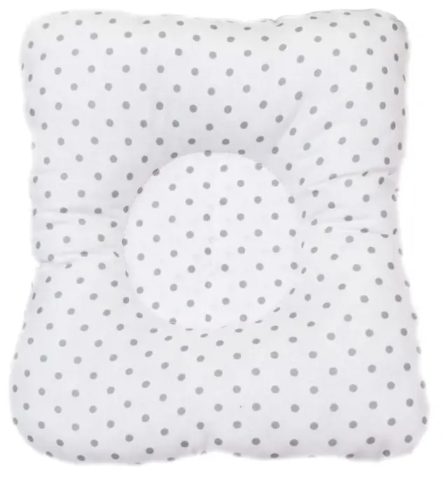 Подушка для кормления и сна AmaroBaby Baby Joy Горошек серый