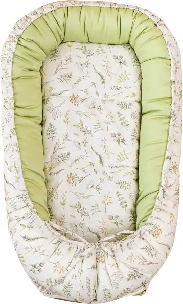 Подушка-гнездышко Летняя история Lappetti, фисташковый, арт. 4092/3