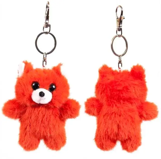 Брелок ABtoys Флэтси Мини Лиса с подвесом 9,5 см