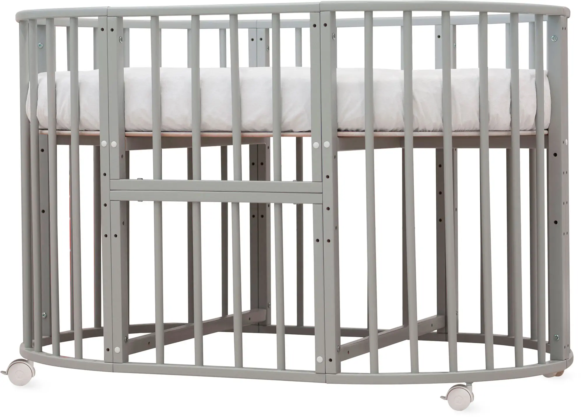 Кроватка Loona Cassia, серая