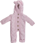 Фотография товара Комплект на выписку Luxury Baby косы, р. 56-68, розовый