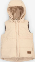 Фотография товара Безрукавка KiDi kids детская утепленная "Жилет Кантри", бежевый, р.22