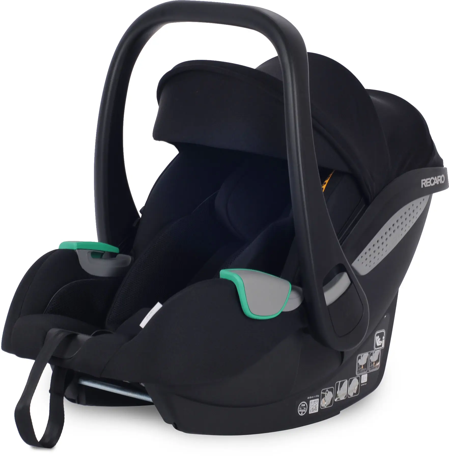 Автокресло-переноска группа 0+ (до 13 кг) Recaro Avan Select Night Black