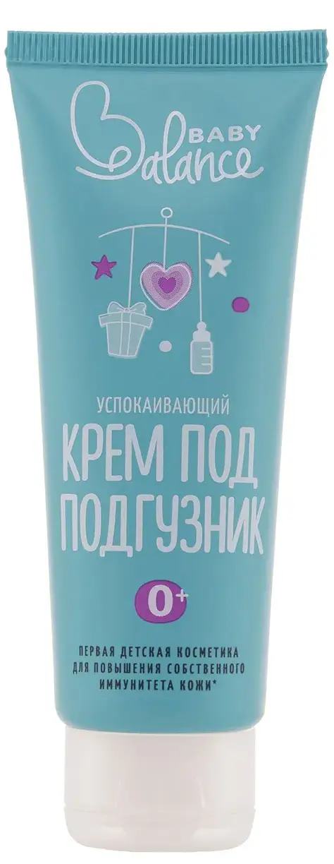 Успокаивающий крем под подгузник AQA Baby Balance, 75 мл