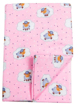 Фотография товара Пеленка фланелевая Amarobaby Sense Овечки розовый