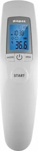Фотография товара Термометр электронный инфракрасный FI10, Maman