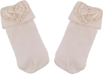 Фотография товара Носочки Little Star трикотажные Сердечко Luxe крем 6-12 месяцев