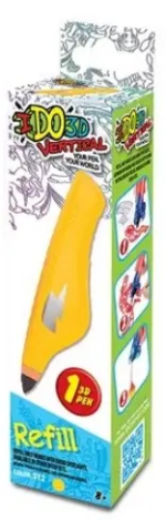 Картридж для 3D ручки Вертикаль, цвет неоновый желтый