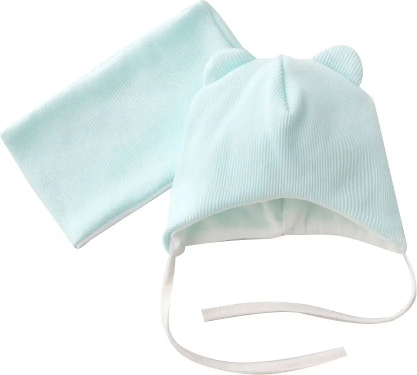 Комплект 2 предмета Орсетто KiDi kids, шапка, снуд, до 3 месяцев, мята