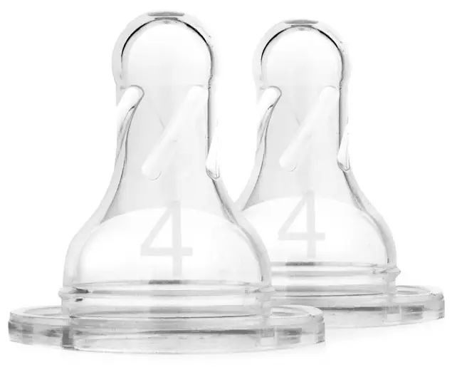 Соска силиконовая стандартная Dr. Brown 9m+ 2 штуки