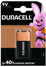 Фотография товара Батарейка Duracell 6LR61-1BL (крона9v) (10/30)