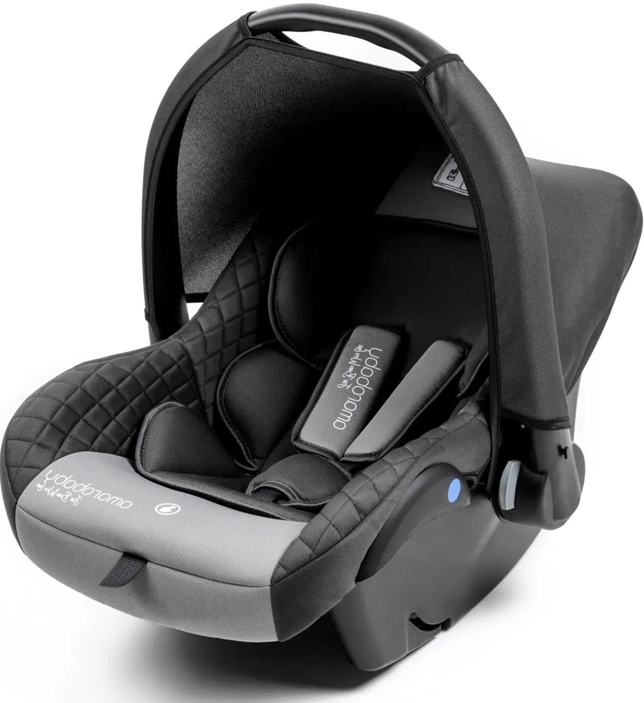 Автокресло детское Amarobaby Baby comfort, серое