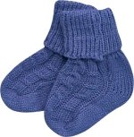 Носочки вязаные Olivia knits Michelle синий 10 см Носочки вязаные Olivia knits Michelle синий 10 см
