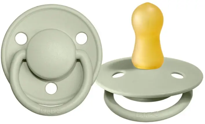 Пустышка Bibs De Lux Latex Sage 6 месяцев+