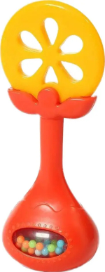 Погремушка Апельсинка, прорезыватель, Huanger, 6х3х15 см