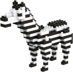 Фотография товара Конструктор пластиковый №01 Зебра Поделкин, 187 элементов