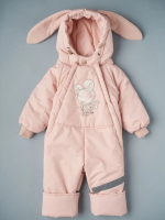 Фотография товара Комбинезон Little Star Лапочка дочка подклад-кулир, розовый 80