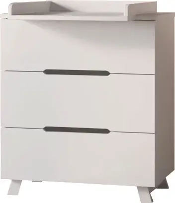 Комод Incanto Anniken Lux 800/3 цвет белый