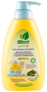 Фотография товара Средство для купания и шампунь с морскими водорослями с дозатором Dr.Tuttelle 500 мл