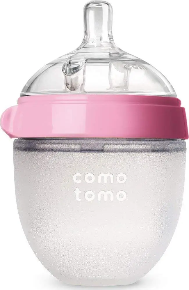 Бутылочка Comotomo Natural Feel Baby Bottle 150 мл розовый