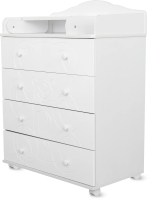 Фотография товара Комод Incanto Hugge цвет белый 800/4