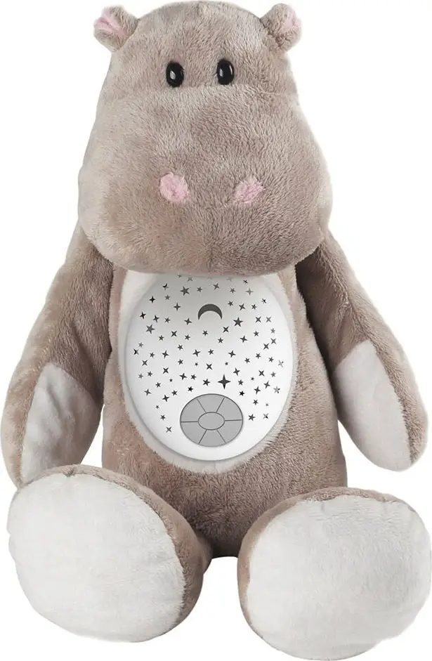 Мягкая игрушка-проектор Бегемотик Pituso свет, звук 29x24x13 см