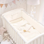 Фотография товара Комплект постельного белья Perina Le Petit Bebe молочно-кофейный, 4 предмета