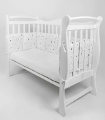 Фотография товара Бортик в кроватку 12 предметов AmaroBaby Stars белый