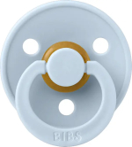 Фотография товара Пустышка латексная Bibs Colour Symmetrical, Baby Blue