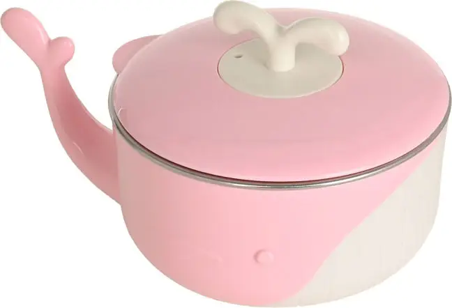 Термотарелка Pituso 300 мл Pink