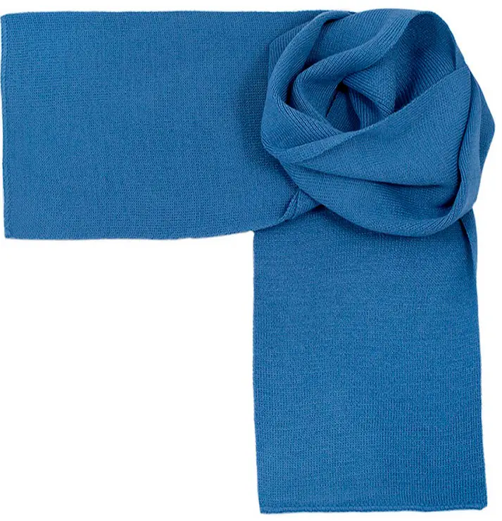 Шарф детский Чудо-Кроха джинсовый 110х13 см