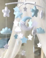 Фотография товара Felt Dreams Мобиль на кроватку "Звездные сны", голубой