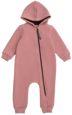 Комбинезон детский AmaroBaby Mono, футер 360 гр с начёсом, розовый 80