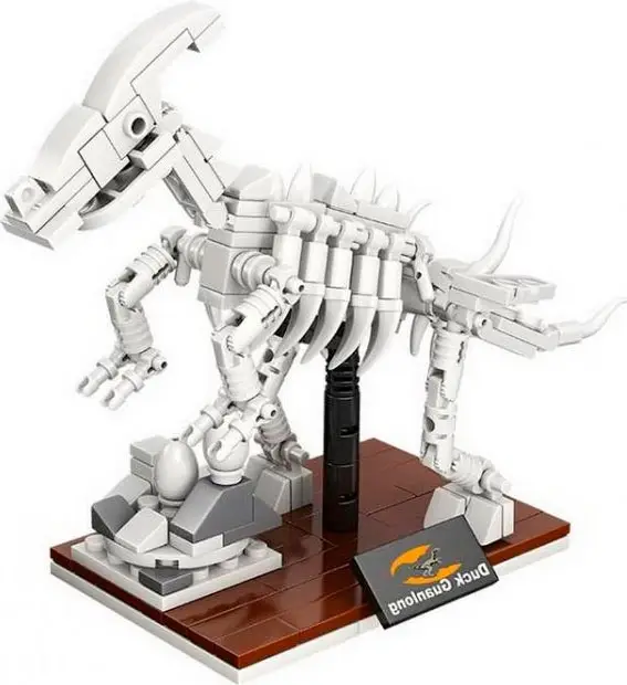 Конструктор Junfa Linoos Дино музей, скелет Гуаньлуна, 180 элементов