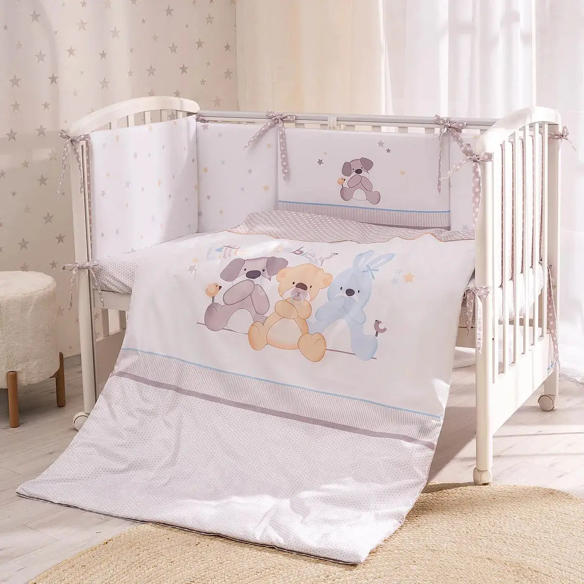 Perina Комплект постельных принадлежностей для детей "Венеция" три друга, 4 предмета