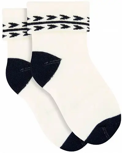 Носки Rusocks детские, размер 12-14, молочные, Рис-02, арт. Д3-33845М
