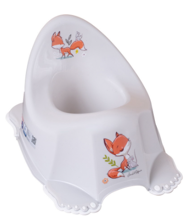 Фотография товара ТЕГА Горшок туалетный со звук.эфф.антискольз. Лесная сказка Светло-Бежевый