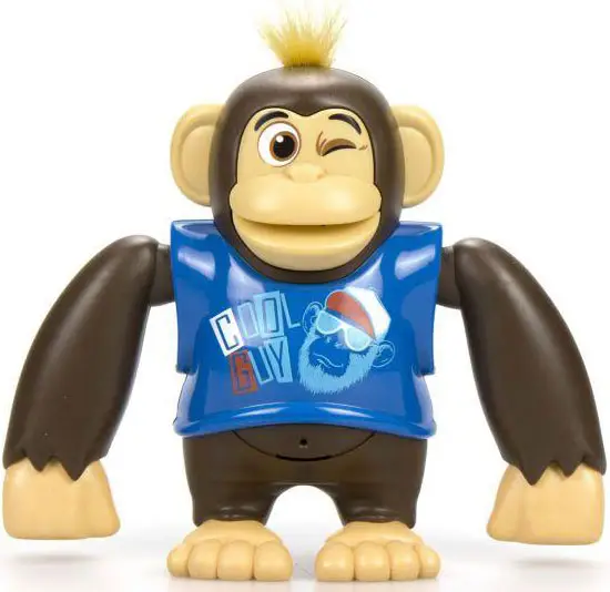 Робот Обезьяна Чимпи синяя