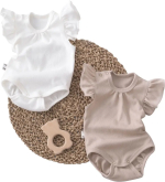 Фотография товара Боди с крылышками Капучино, 2 штуки в упаковке, размер 18, рост 56-62 см